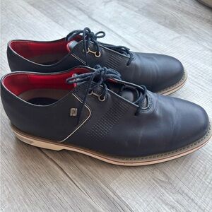 FootJoy Men's Navy Leather Golf Shoes